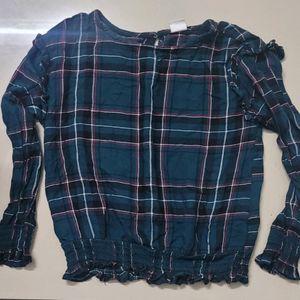 Max- Girls Checkered Top