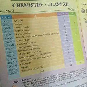 NCERT Class 12th Chemistry Book