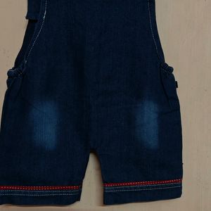 Denim Rompers Set Of 2