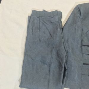 Coat Pant shining grey for boys age 10-13