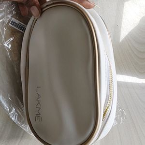 Lakme White Storage Pouch