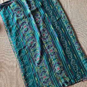 Bandhani Saree With Stitched Blouse