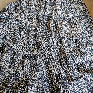 Tiger Print  Skirt