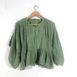 Olive Green Casual Top(Women’s)