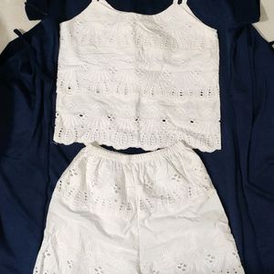 White Trendy Co-Ord Set