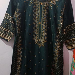 Women L Size Kurta Plazzo Set