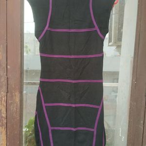 Black & Purple Color Dress