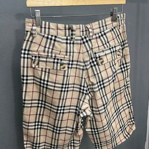 burberry plaid shorts