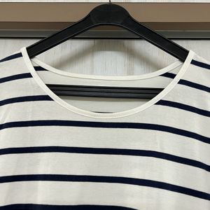 3/4th Sleeves Striped Top