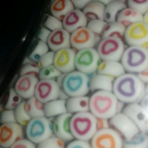 100grams heartbeads