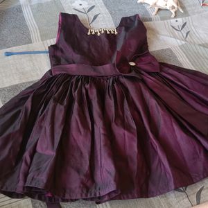 purple 🟣 beby frock