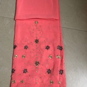 Top + Dupatta Dress Material