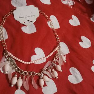 Pink Necklace 🌹