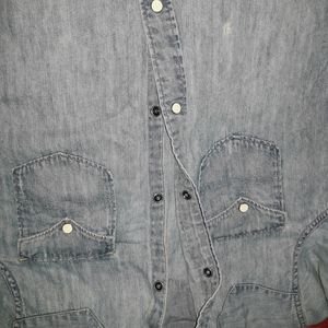 Ralph Lauren Blue Denim Shirt Size s