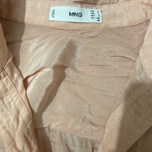 Elegant Peach Baggy Style Mango Shirt !!