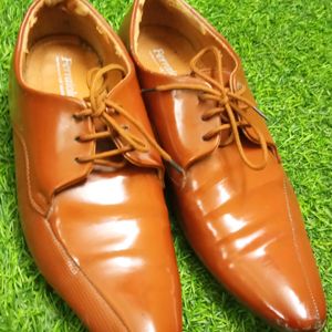 Tan Colour Formal Shoes 6 Size