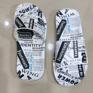 UNISEX NEWS PAPER SLIPPERS