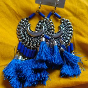 Chand Baliyan Long Earrings