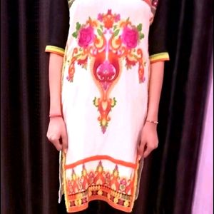 Embroidered Kurti 🤍❤🤎💜🖤💙