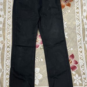 Aura Black Straight Denim  28”