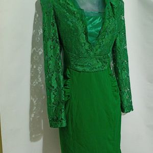 BEAUTIFUL GREEN MINI BODYCON