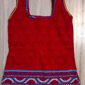 Red short Kurta