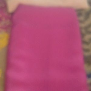 Dress Material Pink Suit Chanderi Silk