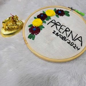 customized your name hoop