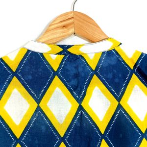 Blue & Yellow Kurta (Women)