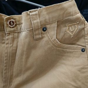 Black And Camel Brown Capri Combo For boys