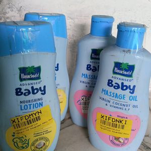 Parachute Baby Lotion And Oil Combo Of 2