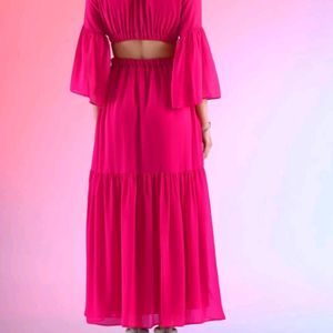 Pink Long Maxi Dress