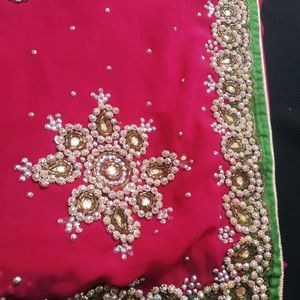 New Wedding Special Hand Work Saree