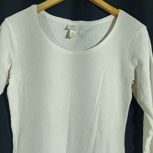 H&M White Western Top(women's)