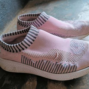 Pink Sports Shoes For Womens