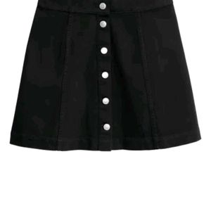 H&M Black Short Skirt