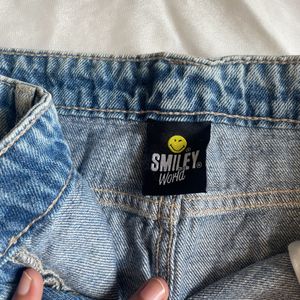 Smiley World Denim Skirt