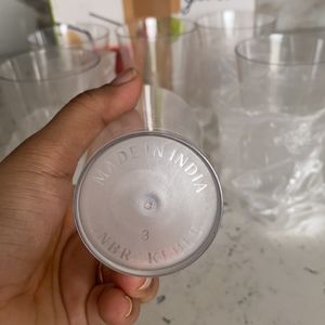 Glass Use For Juice And Unbrakeble Plastic