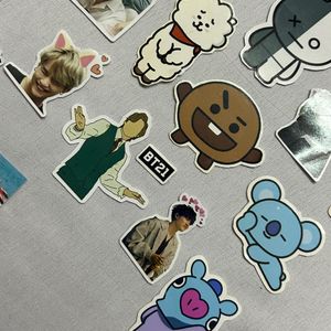 BTS JOURNAL STICKERS AESTHETIC CUTE