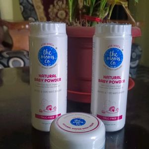 Natural Baby Powder And Diaper Rash Cream