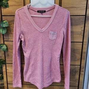 Warm Pink Top For Winters