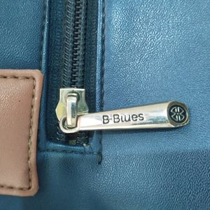 Blue And Pink Handbag, Slightly Damaged