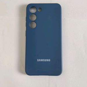 Samsung Galaxy S23 Silicone Case Back Cover Blue