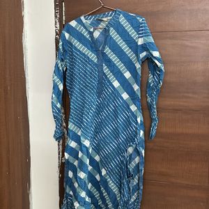 Blue Striped Kurta