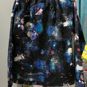 Galaxy Print Sweatshirt - New