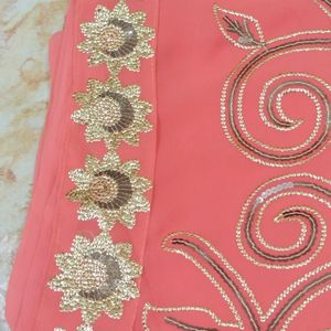 Heavy Sequence Work saree... 1 time used only..