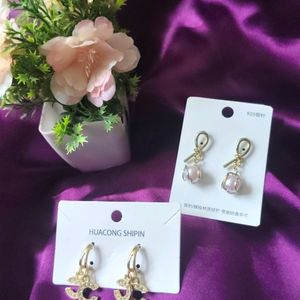 Combo Pack Of 2 Korean Earrings