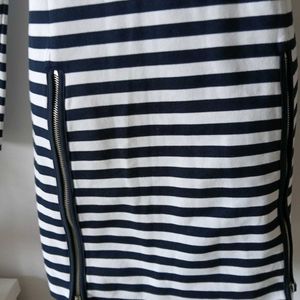 Authentic Michael Kors Striped Zipper Dress