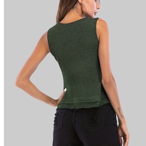 Crochet Green Top