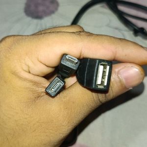 Usb + Chargering Type A Cable
